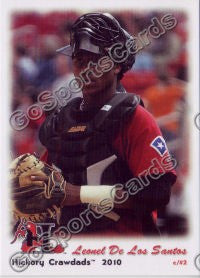 2010 Hickory Crawdads Leonel De Los Santos