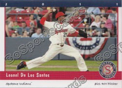2011 Spokane Indians Leonel De Los Santos