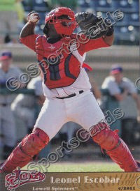 2011 Lowell Spinners Leonel Escobar