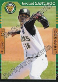 2011 Kane County Cougars Leonel Santiago