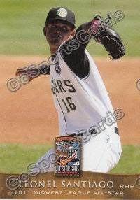2011 MidWest League All Star West Leonel Santiago