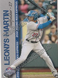 2012 Round Rock Express Leonys Martin