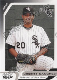 2012 Bristol White Sox Leopoldo Sanchez