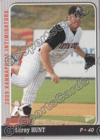 2009 Kannapolis Intimidators Leroy Hunt