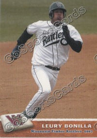 2007 Wisconsin Timber Rattlers Leury Bonilla