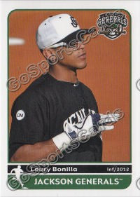 2012 Jackson Generals Leury Bonilla