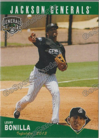 2013 Jackson Generals Leury Bonilla