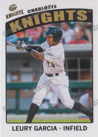 2015 Charlotte Knights Leury Garcia