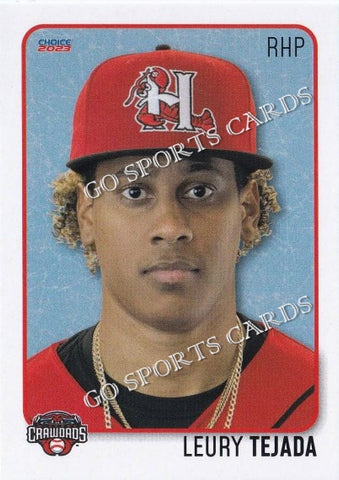 2023 Hickory Crawdads 1st Leury Tejada