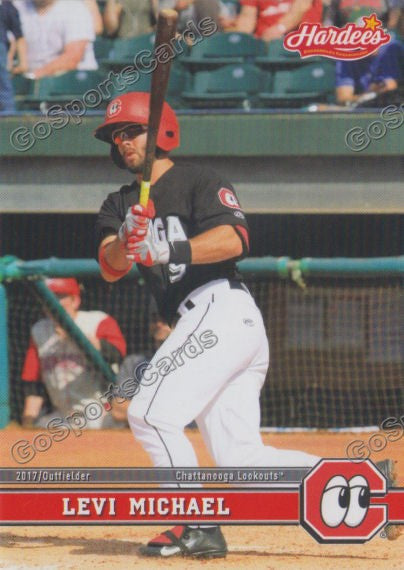 2017 Chattanooga Lookouts Levi Michael