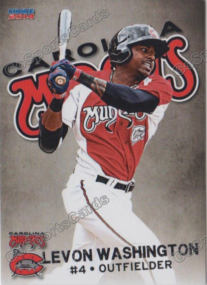 2014 Carolina Mudcats Levon Washington