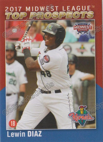 2017 Midwest League Top Prospects MWL Lewin Diaz