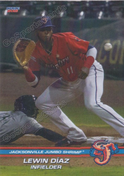 2021 Jacksonville Jumbo Shrimp Lewin Diaz