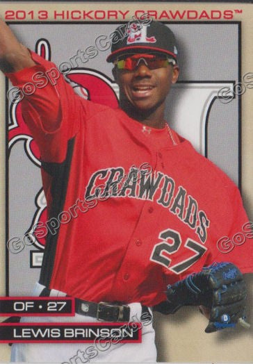 2013 Hickory Crawdads Lewis Brinson