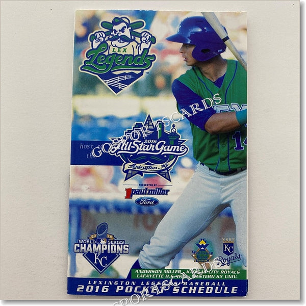 2016 Lexington Legends Pocket Schedule