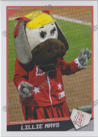 2017 Birmingham Barons Lillie Mays Mascot