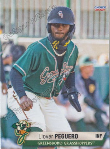 2021 Greensboro Grasshoppers Liover Peguero