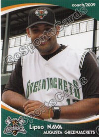 2009 Augusta GreenJackets Lipso Nava