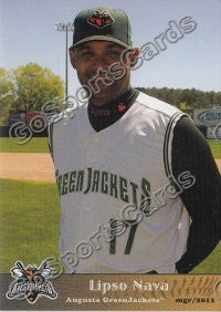 2011 Augusta GreenJackets Lipso Nava