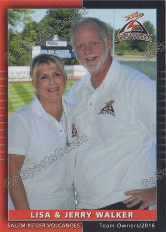 2016 Salem Keizer Volcanoes Lisa Jerry Walker