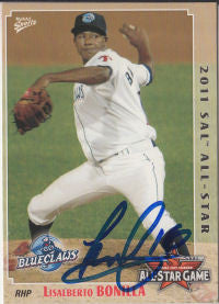 Lisalverto Lisalberto Bonilla 2011 South Atlantic League All Star (Autograph)