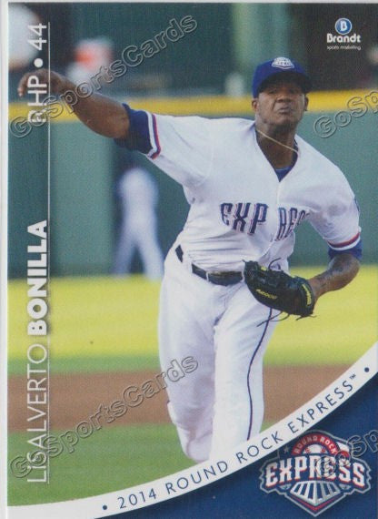 2014 Round Rock Express Lisalverto Bonilla