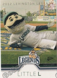 2012 Lexington Legends Little L Mascot