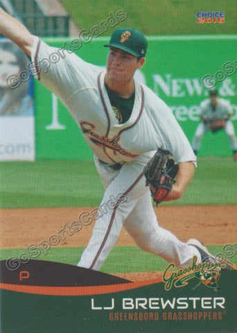 2016 Greensboro Grasshoppers LJ Brewster