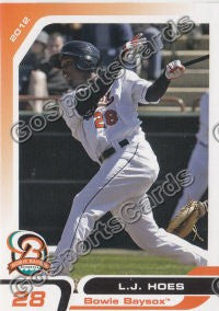 2012 Bowie Baysox LJ Hoes