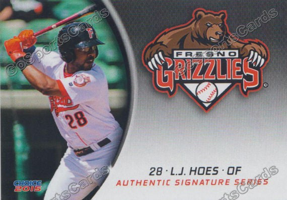 2015 Fresno Grizzlies LJ Hoes