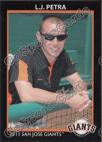 2011 San Jose Giants LJ Petra