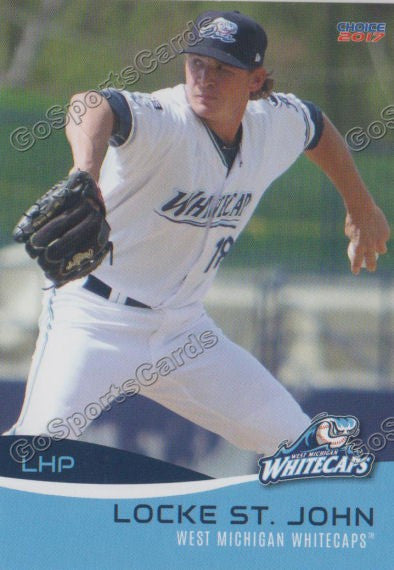 2017 West Michigan Whitecaps Locke St John