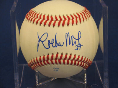 Loek Van Mil signed Baseball Auto
