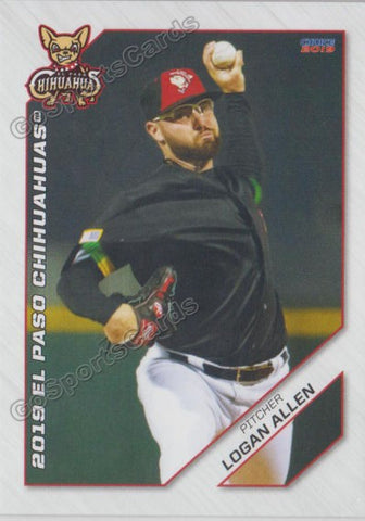 2019 El Paso Chihuahuas Logan Allen