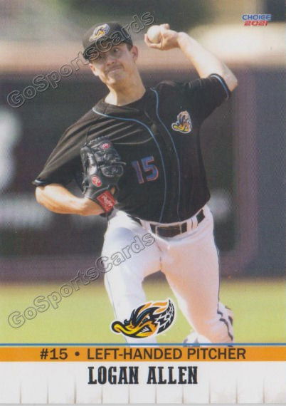 2021 Akron RubberDucks Logan Allen