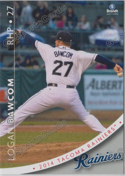 2014 Tacoma Rainiers Logan Bawcom