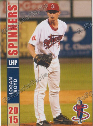 2015 Lowell Spinners Logan Boyd