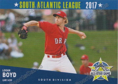 2017 South Atlantic League All Star SD Logan Boyd
