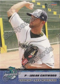 2011 Vermont Lake Monsters Logan Chitwood