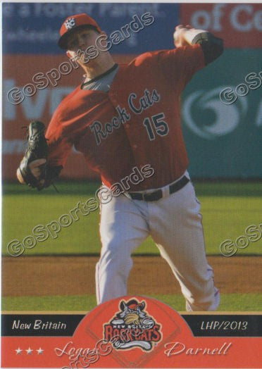 2013 New Britain Rock Cats Logan Darnell