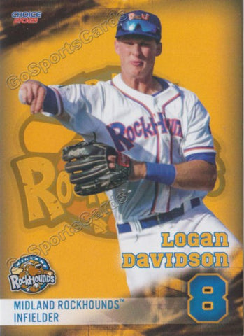 2021 Midland Rockhounds Logan Davidson