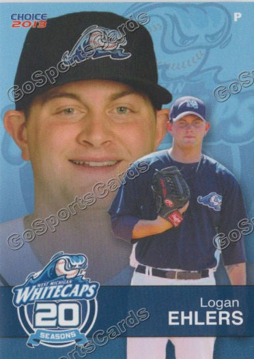 2013 West Michigan Whitecaps Logan Ehlers