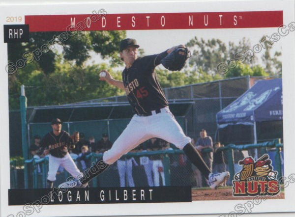 2019 Modesto Nuts Logan Gilbert
