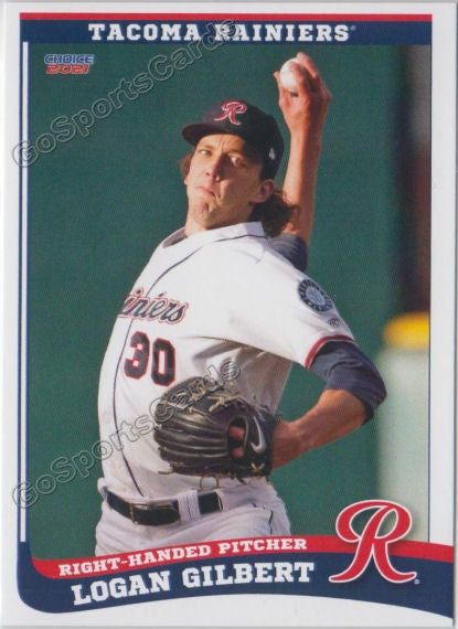 2021 Tacoma Rainiers Logan Gilbert