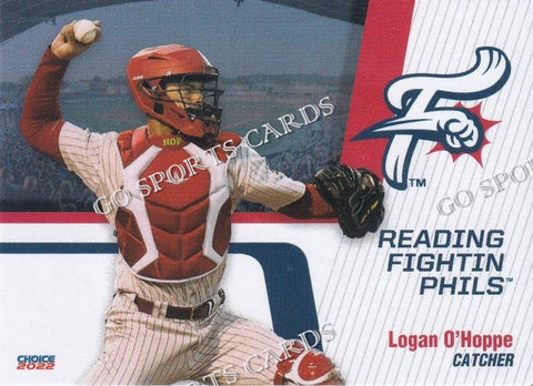 2022 Reading Fightin Phils 1st Logan O'Hoppe