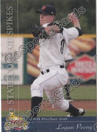 2012 State College Spikes Logan Pevny
