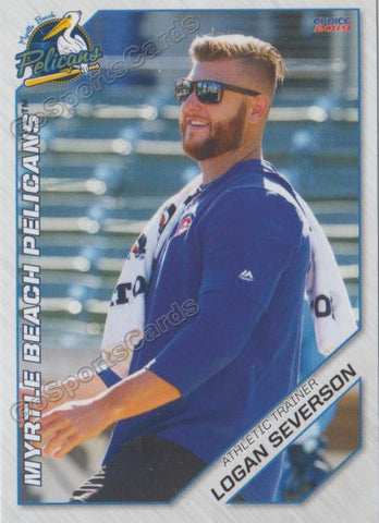 2019 Myrtle Beach Pelicans Logan Severson