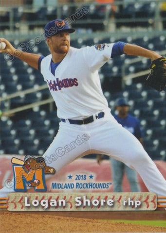 2018 Midland RockHounds Logan Shore
