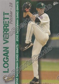 2012 Savannah Sand Gnats Logan Verrett