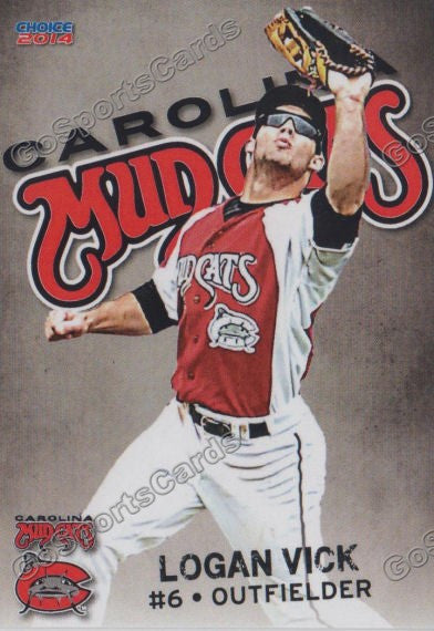 2014 Carolina Mudcats Logan Vick
